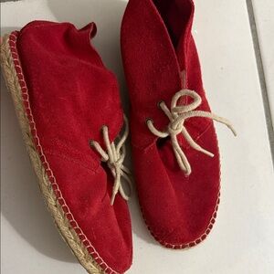 Red Espadrille Shoes
